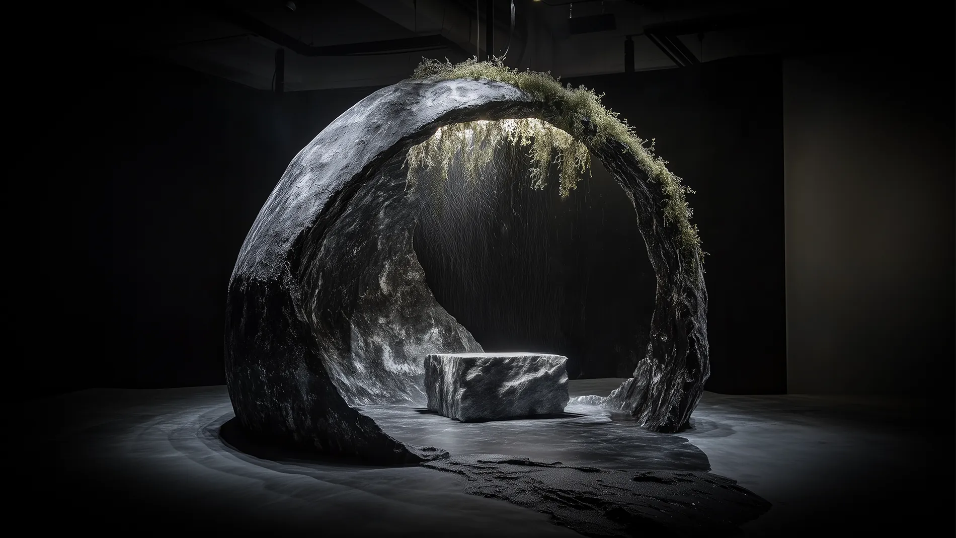 Design concept for the cave photo booth