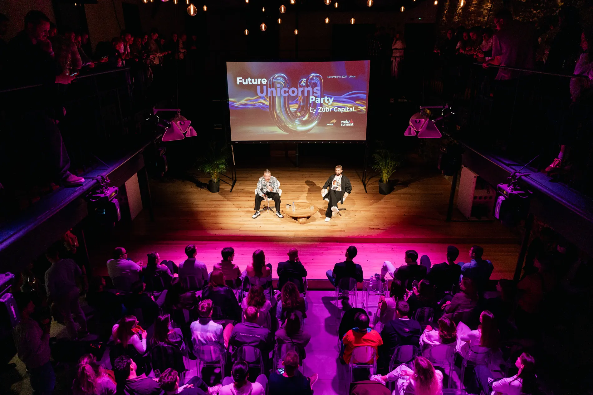 Future Unicorns Party by Zubr Capital, full room
